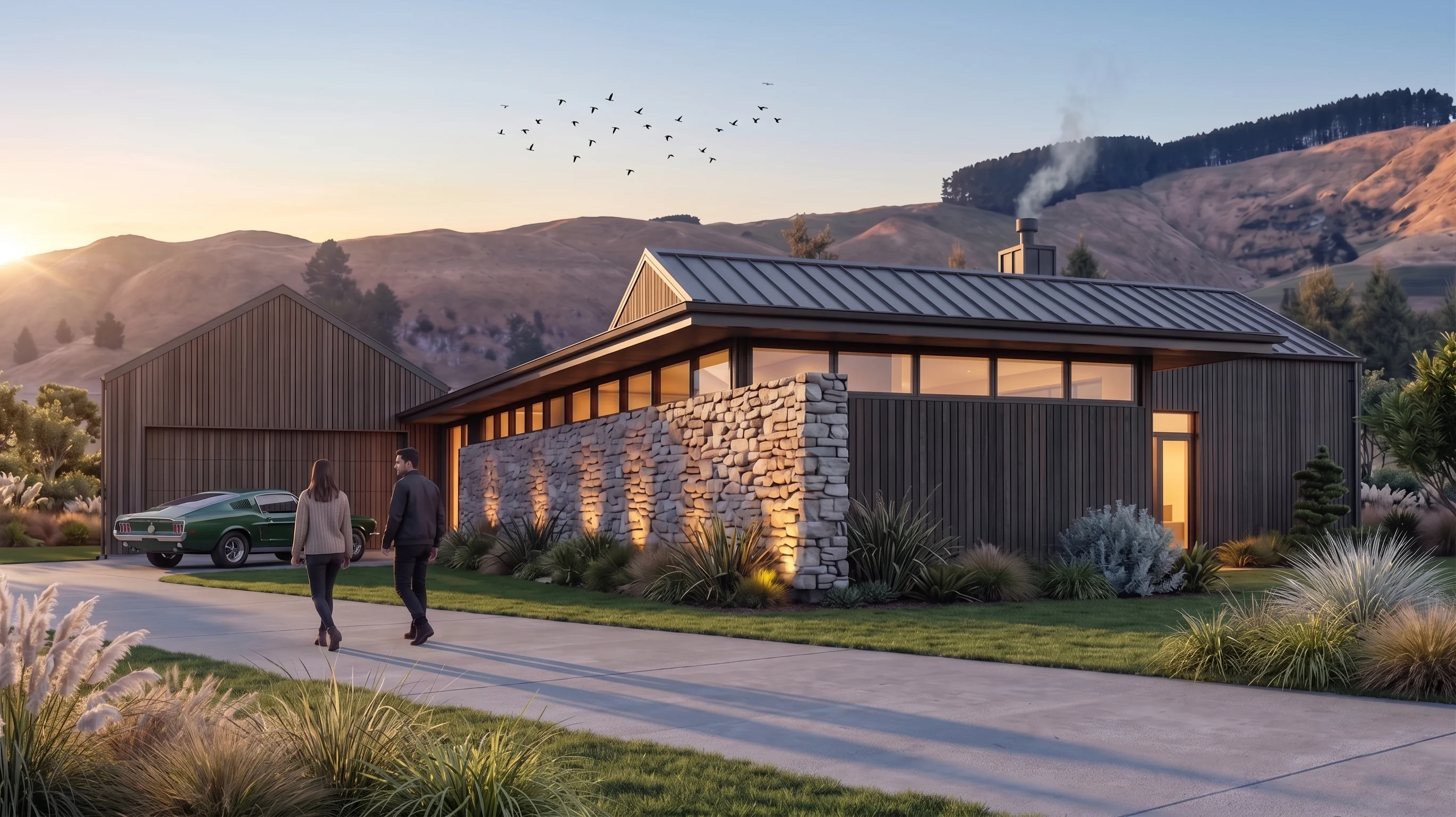 Residential concept visualisation for an available section at 34 Fairways in Taupō.